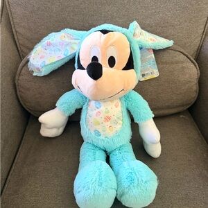 Mickey Mouse Blue Plush Bunny Ears Toy